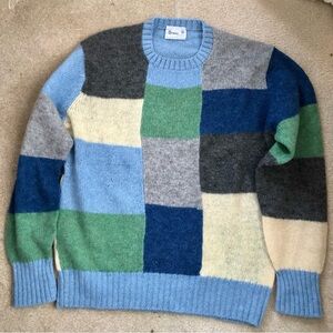 MENS DEAN OF SCOTLAND PATCHWORK SWEATER 44